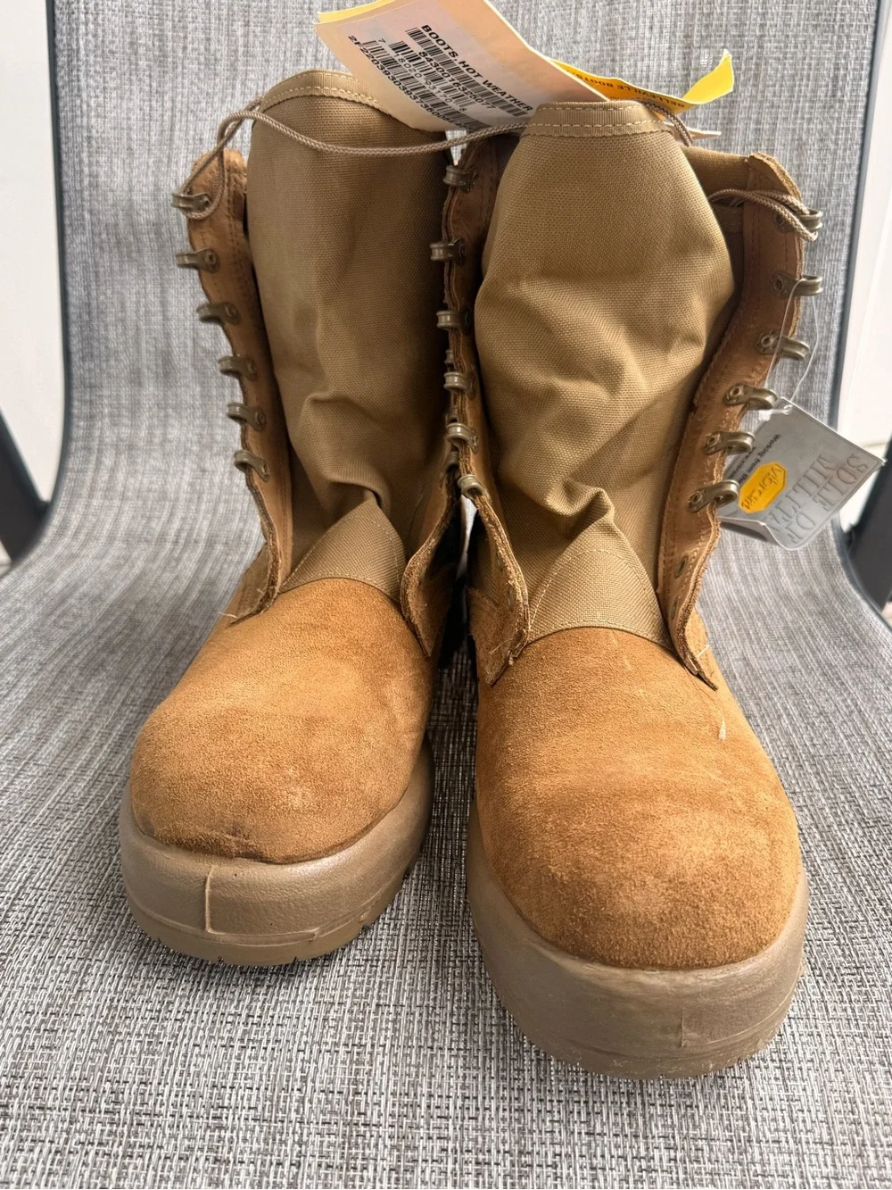 Belleville Tan Suede Army Combat Boots